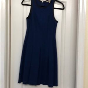 Navy Blue casual Day Dress